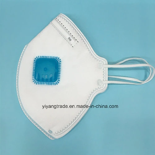 Ffp2 Disposable Respirator with Vertical Flat Folded with Valve