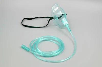 Masque à oxygène simple médical jetable pour masque facial à oxygène pédiatrique pour enfant adulte