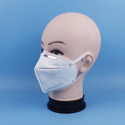 Masque jetable Kn95mask avec usine de couleur noire et personnalisée Masque facial KN95 Masques non tissés 5ply