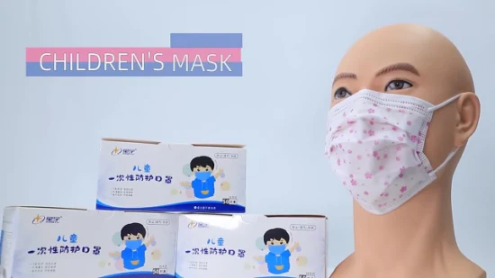 Masque pour enfants Xingyu visage pour coton dessin animé longe nez jetable 3 plis enfants masques masque enfant